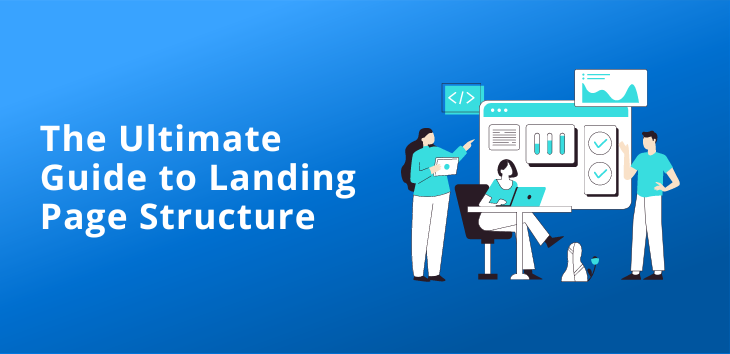 ultimate guide to landing page structure blog post featured image